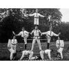 Gymnastic display at Devizes Grammar School (private) ca 1900