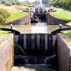 The lock system on Caen locks Devizes - kennet and Avon canal.