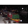 Lantern parade November 26th, 2010 in Devizes Wiltshire on the Wharf with canal boats.