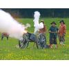 Cannon fire.
