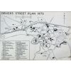 Devizes Town Map 1973 with a key of historical sites