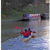 The 2010 Devizes to Westminster canoe race. This starts at the Wharf in Devizes and follows the Kennet and Avon canal to the Thames River and London