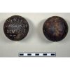 The two cannon balls that made the 2 holes in  the Tower of St. James Church, Southbroom.