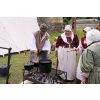 Medieval cooking for some of the troops at the Siege of Wardour castle