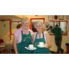 Ann and Betty.  Happy helpers at the market