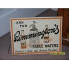 Rimmingtons Table Water Card Sign available
