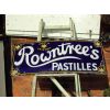 Rowntrees Pastilles Enamel Porcelain Sign 1890s available
