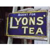 Lyon's Tea Enamel Porcelain Sign available