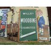 Wills Woodbine Glossy Enamel Porcealain Sign