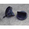 SOLD Pair 1940s Wartime Blackout Lamp Covers