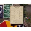 Standard Flying Nine Ten Garage Service Board Chart available