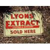 Lyons Extract Coffee Enamel Sign Double Sided available
