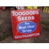 Scrace Toogoods Seeds Agricultural Farming Enamel Porcelain Sign available