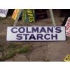 Colmans Starch Enamel Porcelain Sign available