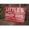 Rarity Littles Sheep Dip Enamel Porcelain Sign available