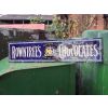 Rare Early Rowntrees Chocolates Thick Enamel Sign (ideal for restoration) available