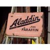 Aladdin Pink Paraffin Enamel Sign Double Sided available