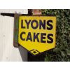 Lyons Cakes Tea Shop Enamel Sign Double Sided available