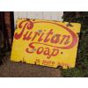 Puritan Soap Enamel Sign available