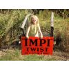 Rare Impi Twist Tobacco Enamel Porcelain Sign