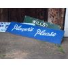 Players Please Enamel Sign available