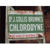 Collis Browne Chlorodyne Enamel Sign available