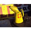 Shell Tractor Oil Pourer Tin Jug Quart Size available
