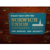 1960s Norwich Union Insurance Perspex Sign available