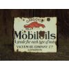 1920s Mobiloils Double Sided Enamel Sign available
