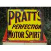 1920s Pratts Perfection Motor Spirit Enamel Sign Double Sided available