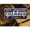 Chamber Shoes Domed Enamel Porcelain Sign available