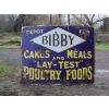 Bibby Lay Test Poultry Food Enamel Farm Agricultural Sign available