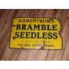 1920s Robertsons Bramble Seedless Golden Shred Marmalade Enamel Sign available