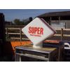 National Benzole Super Glass Petrol Pump Globe (perfect) available