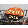 Newton Oils Alloy Metal sign available