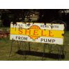 1920s Shell From Pump Enamel Porcelain Sign available