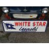 1950s White Star Leopold Enamel Sign available