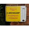 1960s Dunlop Tyres Enamel Sign (thermometer missing) available
