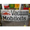 1910s Vacuum Mobiloil Gargoyle Enamel Porcelain Sign available
