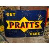 1930s Get Pratt's Here Enamel Sign available