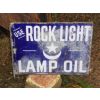 1920s Rock Light Lamp Oil Enamel Sign available