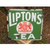 1890s Liptons Tea Enamel Sign available
