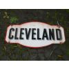 1930s Cleveland Petrol Garage Enamel Sign Double Sided available