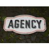 1930s Cleveland Agency Garage Enamel Sign Single Sided available