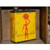 1930s Shell Lubricating Oil Gallon Stickman Tin available
