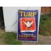1930s Turf Cigarettes Enamel Sign (retouched areas) available