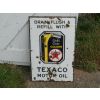 1930s Texaco Motor Oil Enamel Sign available
