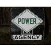 1930s Power Petrol Agency Enamel Sign available