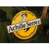 1920s Achile Serre Cleaners Dyers Enamel Porcelain Sign (mint condition) available