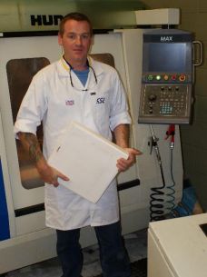 Corning Macor Glass Ceramic slab